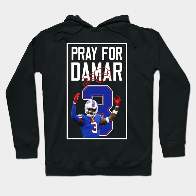 Pray for 3 damar Hoodie by Mirrorfor.Art